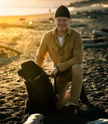 Portrait of Zach Harrison, San Juan Islands Waterfront Specialist.